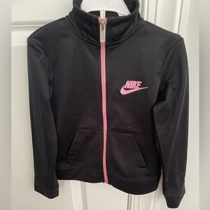 Nike Kids Hoodie with Pink Accents